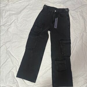 YoungLA Black Cargo Pants